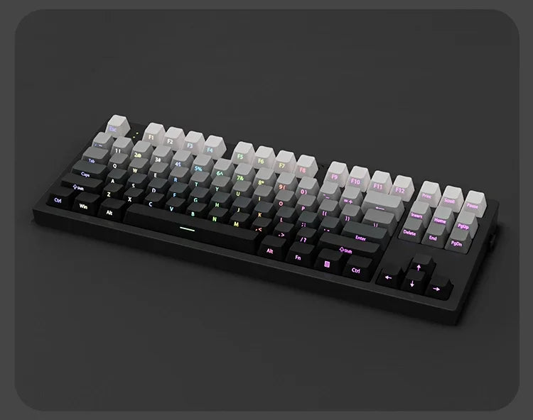 2025 Original Daylight Keycaps PTB Translucent, Side-engraved Oem 136 Keys, Customized To Fit 60/84/98/108 Mechanical Keyboards.