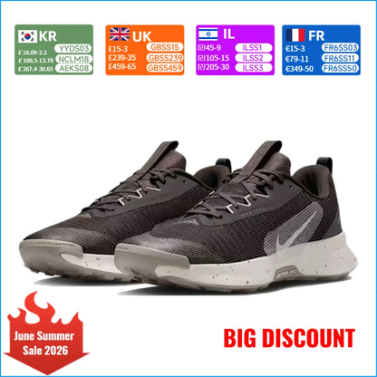 NIKE JUNIPER TRAIL 3 Herren-Laufschuhe: bequem, rutschfest, strapazierfähig, braun/weiß, FQ0904-203