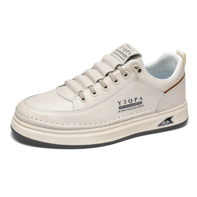 Men's summer fashionable casual driving shoes, sporty slip-on loafers, versatile comfortable breathable wear-resistant leather
