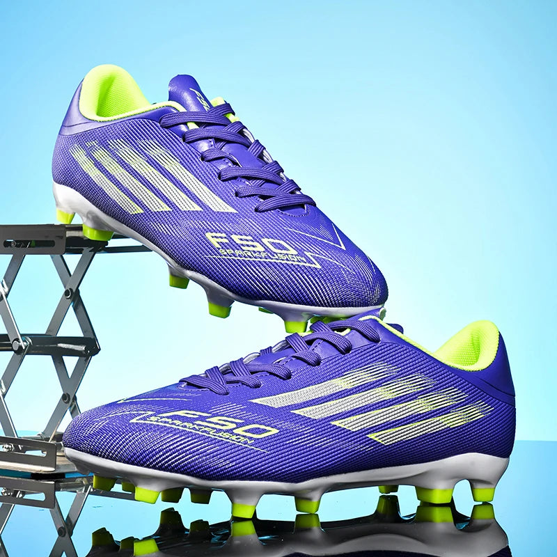 New Men Professional Football Boots Boys Soccer Shoes Sports Shoes TF/FG Match Sneakers Ankle Non-Slip Comfortable Unisex