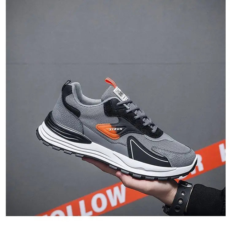 Chaussures de sport polyvalentes en maille pour hommes, baskets respirantes de marque, chaussures de course antidérapantes, chaussures de sport à plateforme, Tenis Masculino