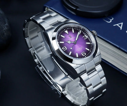 Cronos Luxury Men Watches 36mm Explore Climbing Series Couples Sport Watch NH35 PT5000Unisex Automatic Mechanical Watch 10Bar