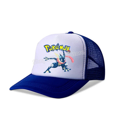 Pokémonová baseballová čepice Pikachu Charizard Gengar kreslená postavička čepice s kšiltem pro děti i dospělé letní outdoorová sportovní čepice pro chlapce ležérní módní čepice dárek