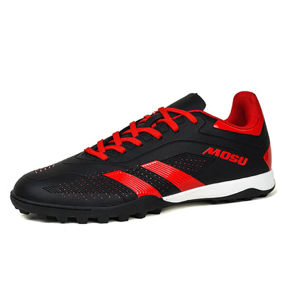 Nuove scarpe da calcio da uomo e donna, scarpe sportive per interni ed esterni con tacchetti lunghi e spezzati per allenamento su tappeto da calcio