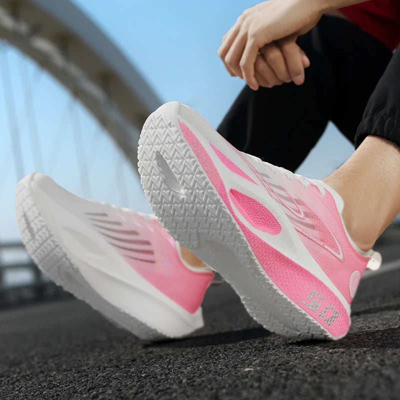 Nuevas zapatillas deportivas para hombre y mujer, zapatillas de running, placa de carbono, competición de maratón masculina, amortiguación, zapatillas de entrenamiento atlético