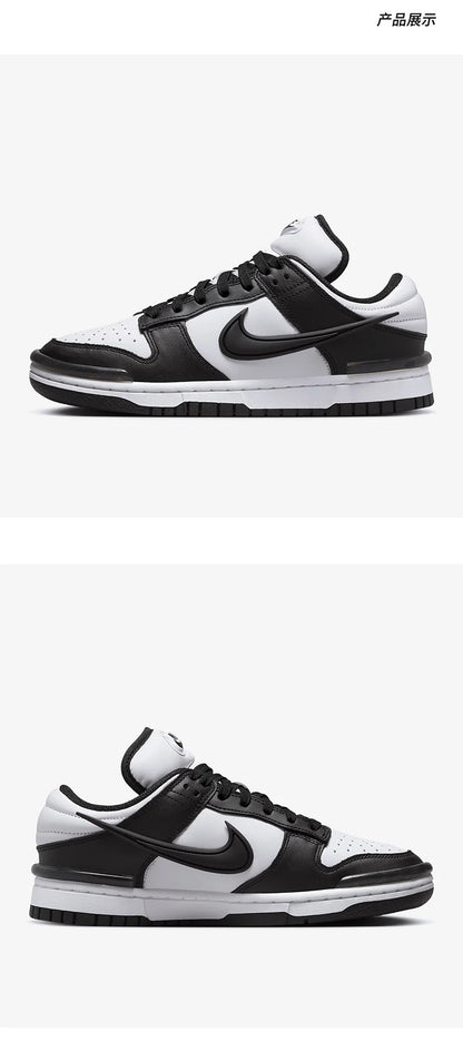 Scarpe casual minimaliste da donna Nike ufficiali e autentiche, traspiranti, con lacci e suola spessa DZ2794-001