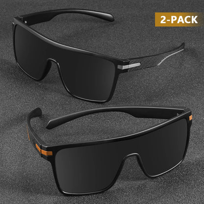 CRIXALIS Fashion Polarized Sunglasses For Men Square Oversized Anti Glare Driver Mirror Sun Glasses Women UV400 Goggles Male
