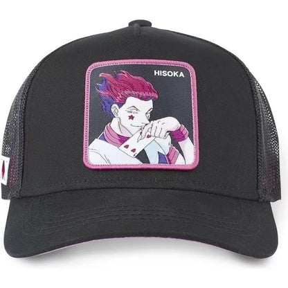 Casquette Hunter X Hunter d'été, casquette de baseball snapback pour homme, brodée, style hip-hop, visière pare-soleil, casquette trucker ajustable en maille
