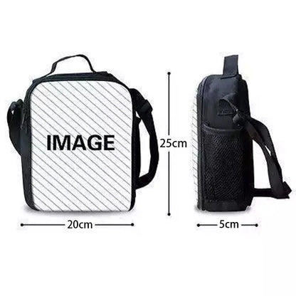 Trendiges Gaming-Design Kinder-Rucksack F-FortniteS mit Lunchbag und Federmäppchen, Schulranzen mit großem Fassungsvermögen für Jungen und Mädchen, ideales Geschenk