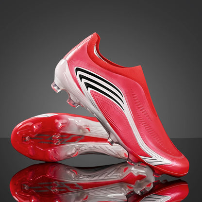 Chaussures de football AG FG pour hommes et femmes, crampons longs offrant une excellente adhérence, empeigne ventilée, crampons de football professionnels et durables.