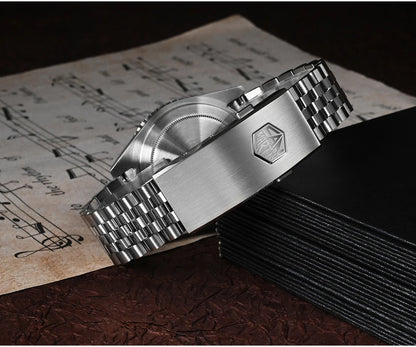 San Martin NH34 40mm GMT Luxury Sports Style Full Luminous Bidirectional Sapphire Bezel Automatic Mechanical Watch 20 Bar SN0005