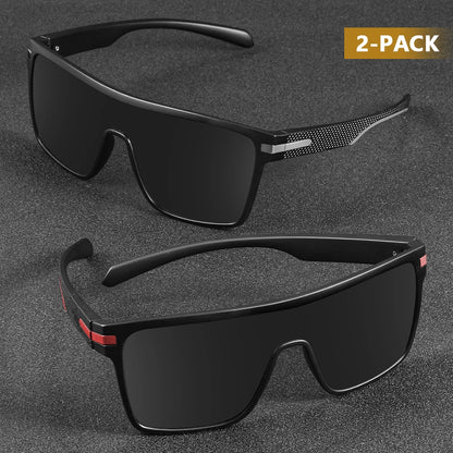 CRIXALIS Fashion Polarized Sunglasses For Men Square Oversized Anti Glare Driver Mirror Sun Glasses Women UV400 Goggles Male