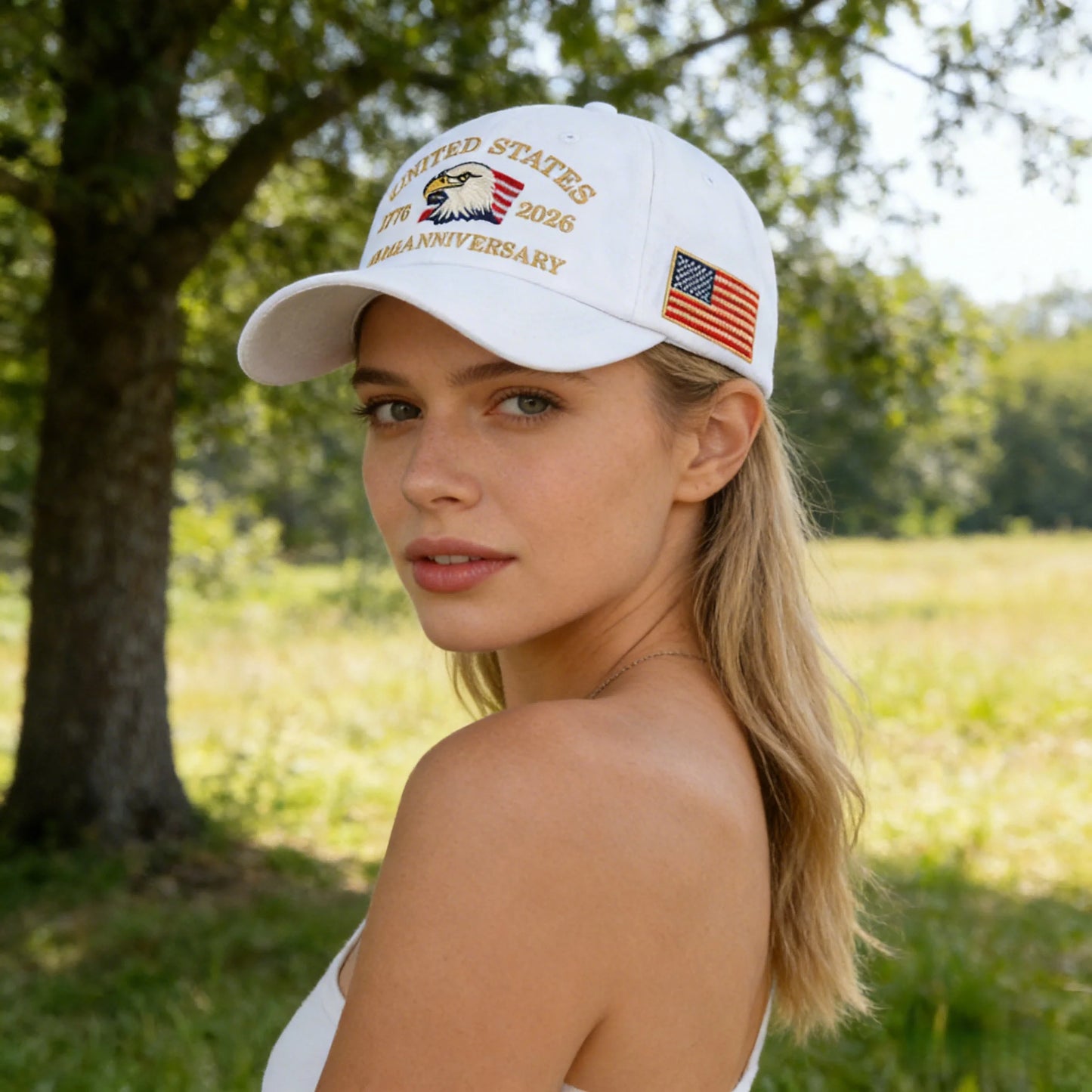 Hot Sale Unisex Baseball Cap American 250th Anniversary 1776-2026 Embroidered Hat Cap Eagle Pattern Outdoor Casual Dad Hat