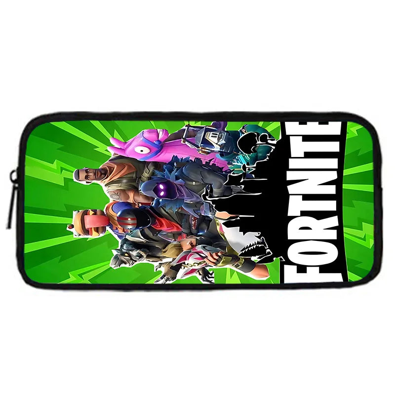 Beliebter FortniteS Schulrucksack für Kinder mit Umhängetasche und Federtaschen – Schultaschen für Jungen und Mädchen, ideales Geschenk