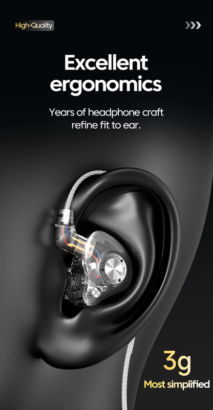 Original 15D Super Bass In Ear Headphone With Mic 3.5mm AUX/Type-C Digital Chip Headset For iPhone 17 Huawei Xiaomi Android