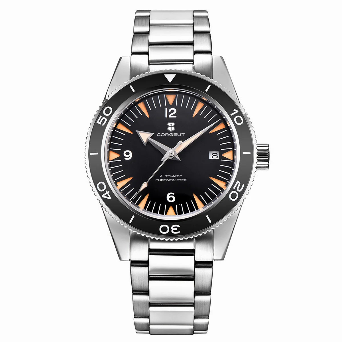 Ceramic Bezel 100 Waterproof Luxury Corgeut Watch Men 41mm Sapphire Mechanical Clock Diver Miyota Automatic Wristwatch