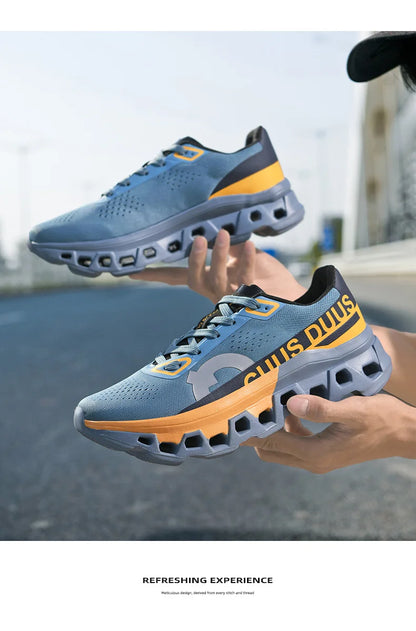 Men's Running Shoes Off-road Shoes Cushioning Jogging Non-Slip Breathable Mesh Luxury shoes Outdoor Couple Trainer Race Sneakers