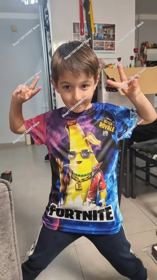 Fortnite Fighting Game 3D Print Hoodies Streetwear Children's Oversized Casual Sweatshirts Hoodie Man Coat Clothes