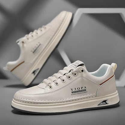 Men's summer fashionable casual driving shoes, sporty slip-on loafers, versatile comfortable breathable wear-resistant leather