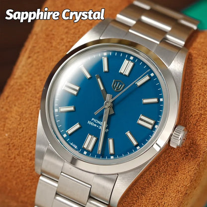 Watchdives WD1016 V3 36Mm Vintage Watch VH31 Sweep Quartz Watches Man Enamel Blue K1 Bubble Mirror Sapphire Lumes 10Atm Relojes