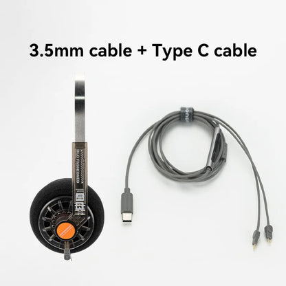 MOONDROP OLD FASHIONED On-Ear Headphone 40mm large dynamic driver 0.78-2pin 3.5mm Plug