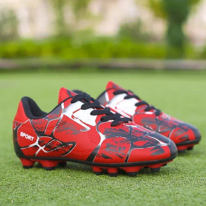 New Men Kids Soccer Shoes Cleats Ultralight Football Boots Boys Non-Slip Grass Adult Professional Training Shoes Drop Shipping