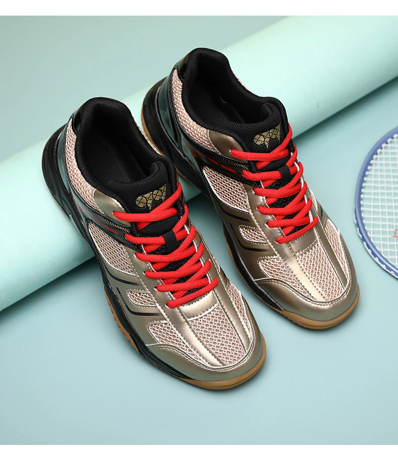 Scarpe professionali da badminton 2025, nuove sneakers da tennis da uomo, traspiranti e antiscivolo, scarpe sportive da pallavolo per uomo e donna