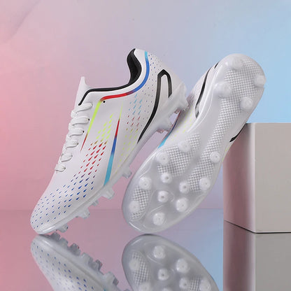 New Men Soccer Shoes High-top Futsal High-quality Cleats Grass Non-Slip Football Boots Match Sneakers Indoor Hot-selling FG/TF