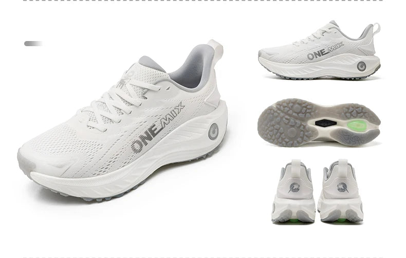 ONEMIX casual hardloopschoenen, ademende zomer-joggingschoenen voor heren, lichte gymschoenen voor dames, outdoor sportschoenen voor heren met demping