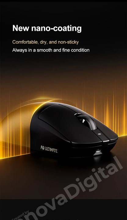 ATK Dragonfly A9 Ultimate bezdrátová herní myš A9 Air PAW3950 ultralehká ergonomická e-sportovní myš pro hráče FPS CSGO A9 Ultra