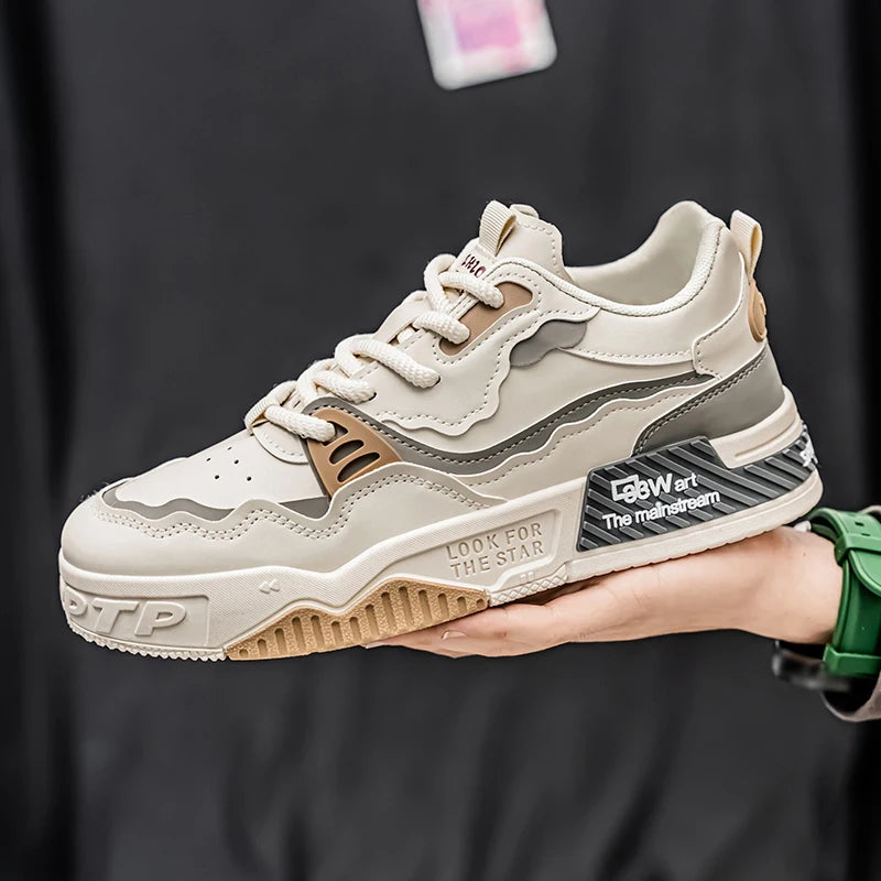 Men's Sports and Casual Shoes, Skateboarding Shoes, Men's Street Shoes, Fashionable Casual Shoes, Unisex Suitable for All Seasons