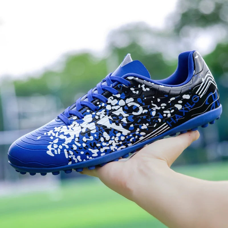 Nouvelles chaussures de football pour hommes, idéales pour les matchs sur gazon, l'entraînement et le soccer, crampons antidérapants, pour intérieur et extérieur, baskets de futsal de haute qualité, meilleures ventes.