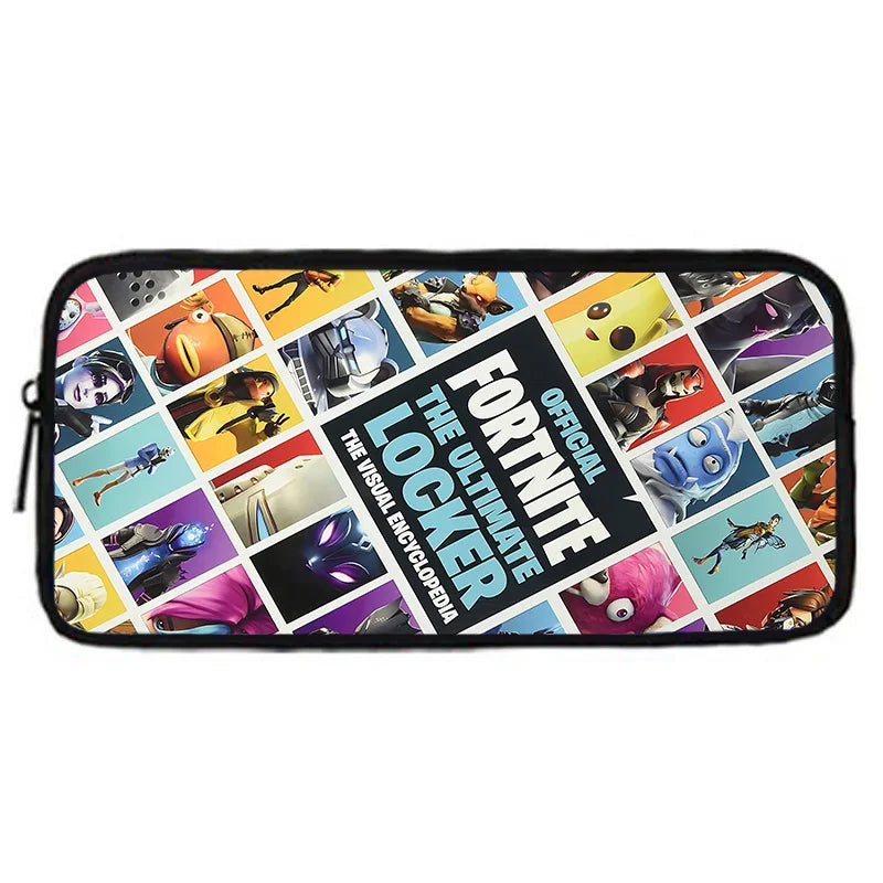 Kinderrucksäcke mit angesagtem Game-Design, Umhängetasche und Federmäppchen F-FortniteS, Schulrucksäcke mit großem Fassungsvermögen für Jungen und Mädchen, ideales Geschenk