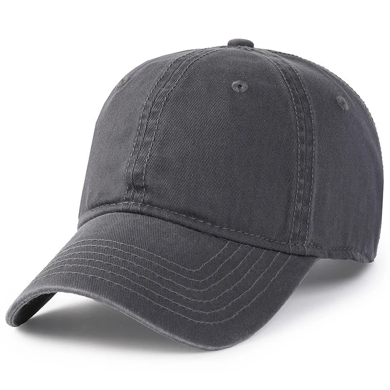 Cappellino da baseball da uomo e da donna oversize XXL, 100% cotone, cappellino da baseball grande per teste grandi 56-63 cm (23,5"-25,5"), cappellino "dad cap" semplice e regolabile