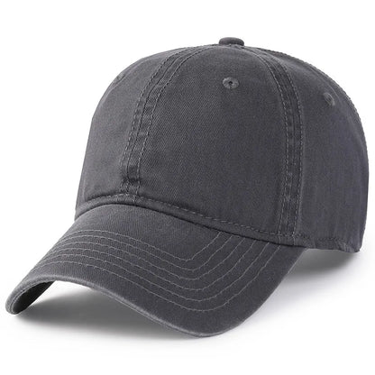 Cappellino da baseball da uomo e da donna oversize XXL, 100% cotone, cappellino da baseball grande per teste grandi 56-63 cm (23,5"-25,5"), cappellino "dad cap" semplice e regolabile