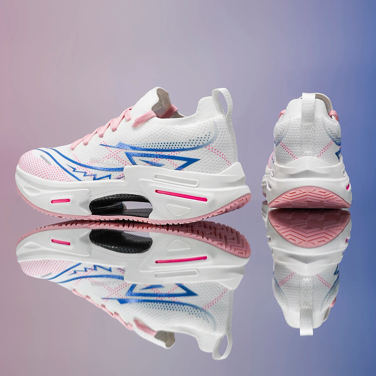 Unisex Sports Shoes Trendy Breathable Mesh Soft Sole Shock-absorbing Wear-resistant Teenagers Professional Running Shoes for Men