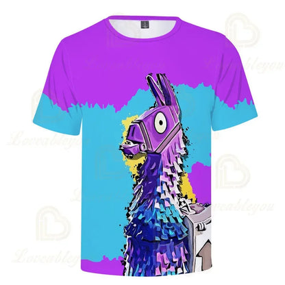 T-shirt 3D Fortnite Victory Game per bambini e neonati, stile Harajuku, top Battle Royale Hero carino per bambini, maschi e femmine