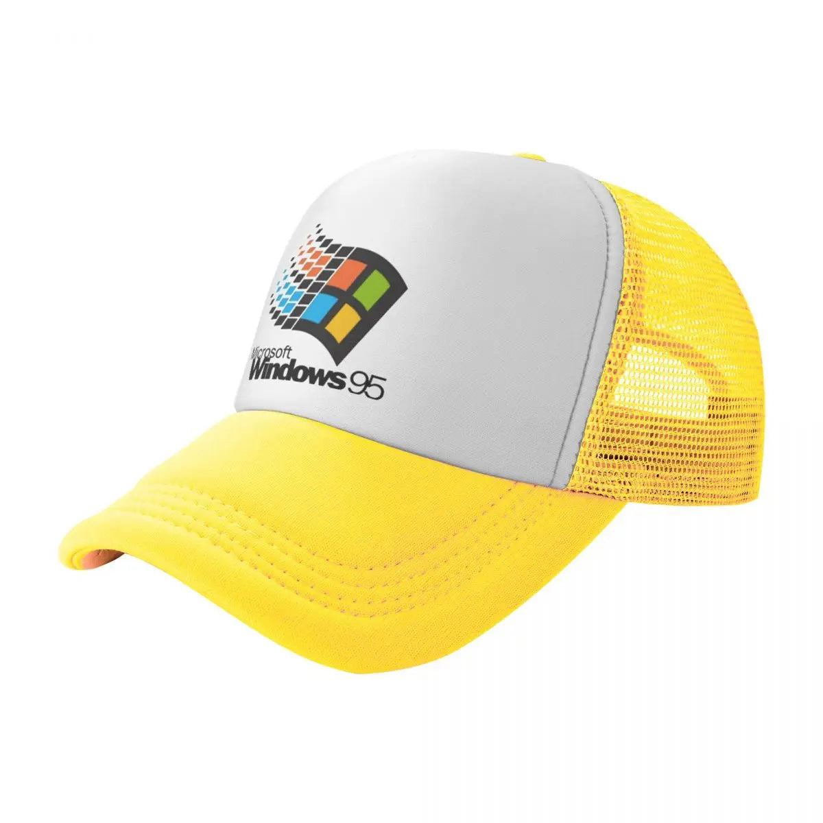 Windows 95 Geeks Nerd Mesh Baseballové čepice Unisex Módní sluneční čepice Nastavitelné čepice typu snapback Rybářské čepice Velkoobchod Nové čepice typu trucker