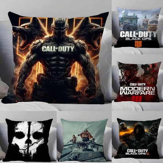 Game C-Call Of D-Duty Black O-Ops Anime Pillow Case Pillowcase Soft Skin Friendly & Comfortable With A Hidden Zipper