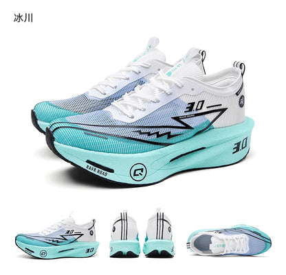 Running Shoes Speciality Men Marathon Sports Carbon Board Breathable Ultralight Women Comfy Athletic Cushion Stability Sneakers