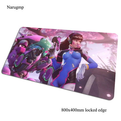 Overwatch pelės kilimėlis 80x40cm, žaidimų pelės kilimėlis, Helovino dovana, didelis pelės kilimėlis žaidėjams, kompiuterio stalo kilimėlis, notebook pelės kilimėlis PC
