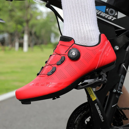 Zapatillas de ciclismo de montaña para hombre MTB, transpirables, antideslizantes, de alta dureza, aptas para carreras en carretera al aire libre y rutas de montaña off-road 37-46