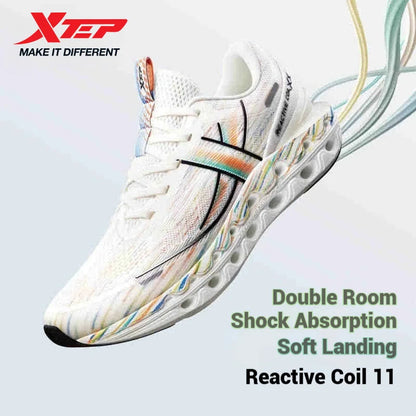 Xtep Reactive Coil 11.0 -juoksukengät miehille – kesäurheilukengät, iskuja vaimentavat, kimmoisat ja pehmeät sneakerit 976219110026