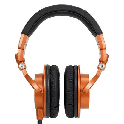 M50X HIFI Audio Headphones Professional Fully Enclosed Foldable Monitoring earphones Game Music Headset orange colour qualified