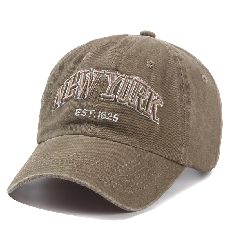 Kšiltovka z prané bavlny York pro muže a ženy, kšiltovky typu snapback, baseballové kšiltovky, ochrana před sluncem, kšiltovka typu „dad hat“, outdoorová kšiltovka