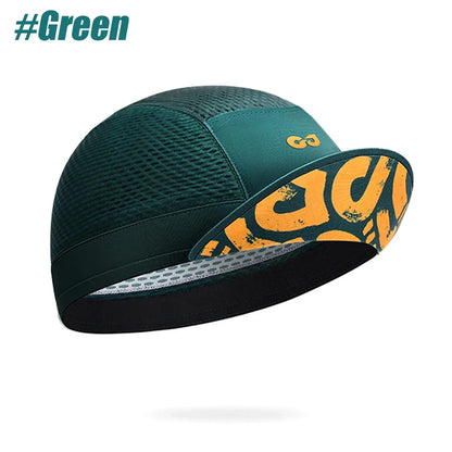 GOMOREON 1Pcs Funny Cycling Cap - Polyester Cycling Hat-Under Helmet - Cycling Helmet Liner Breathable&Sweat Uptake