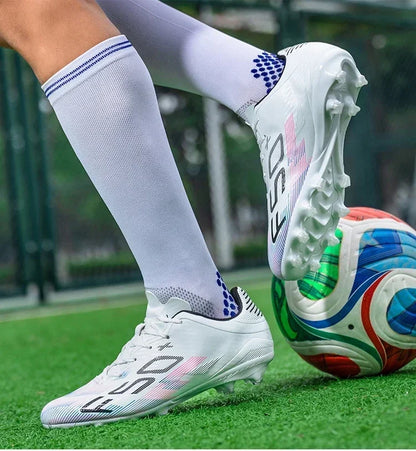 Nouvelles chaussures de football pour hommes, chaussures d'entraînement, chaussures de sport pour terrain gazonné, chaussures de football pour activités de plein air, baskets antidérapantes, chaussures professionnelles po