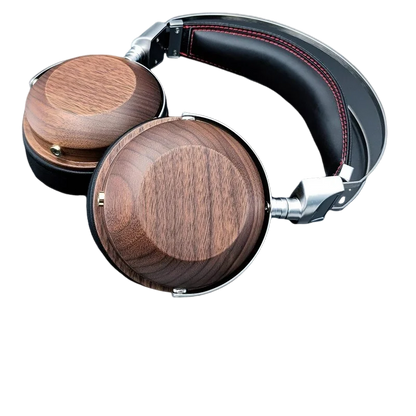 Kit de coque pour écouteurs DIY Walnut pour écouteurs. Accessoires pour écouteurs supra-auriculaires