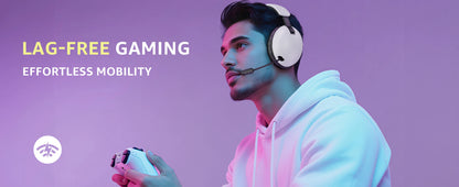 Acinaci BL500 Gaming Headset 2.4G with Noise-Canceling Mic 30-Hour Life,for PC PS4 PS5
