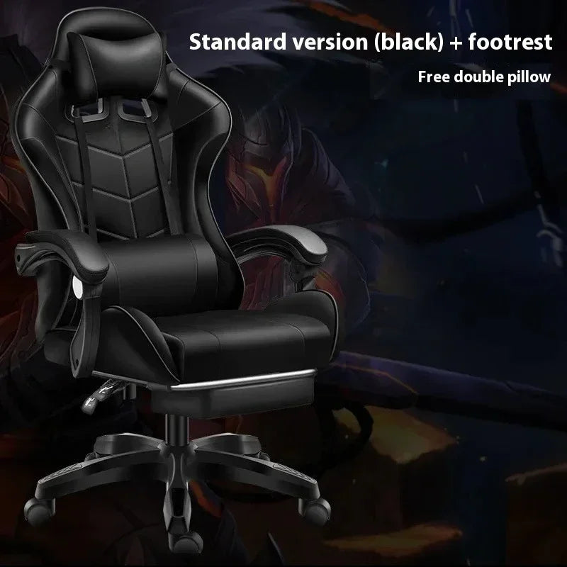 Gaming Chair Ergonomic Gaming Chair Net Coffee Computer Chair Home Reclining Office Comfortable Swivel Gaming Chair